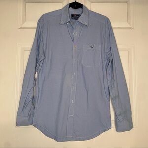 Vineyard Vines Classic Fit Tucker Nylon Collared Button Down Shirt Size Small